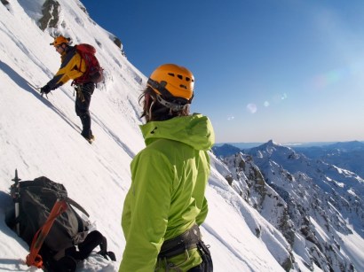Attempting the last climb up Murchison-Kahutea Col