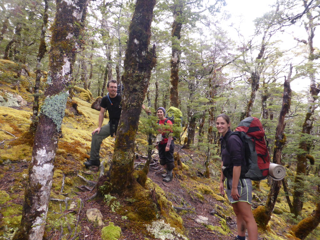 Jeff, Zeinab and Rachael en route to Nina Hut