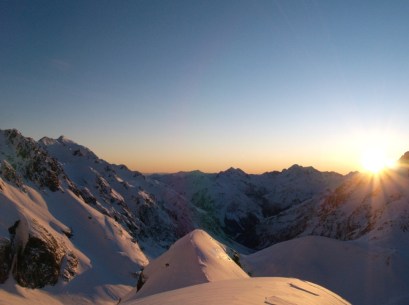 Sunrise on Sunday morning