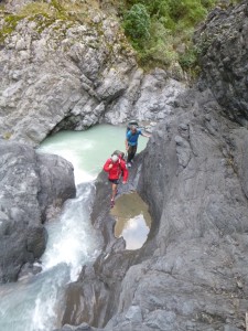 Boulder hopping and river crossings!
