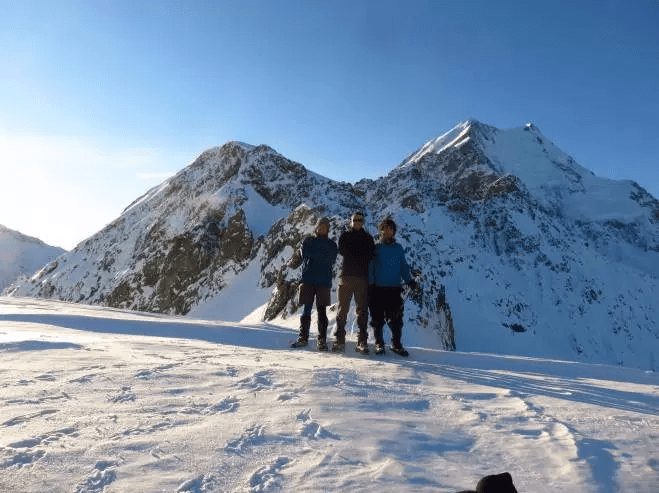 The Team at our campsite.